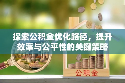 灵石探索公积金优化路径，提升效率与公平性的关键策略