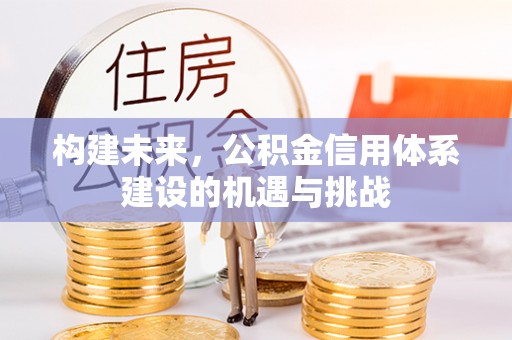 灵石构建未来，公积金信用体系建设的机遇与挑战