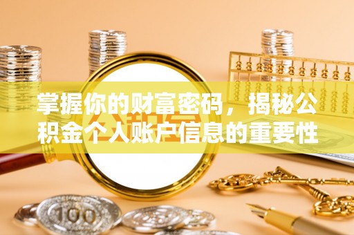灵石掌握你的财富密码，揭秘公积金个人账户信息的重要性