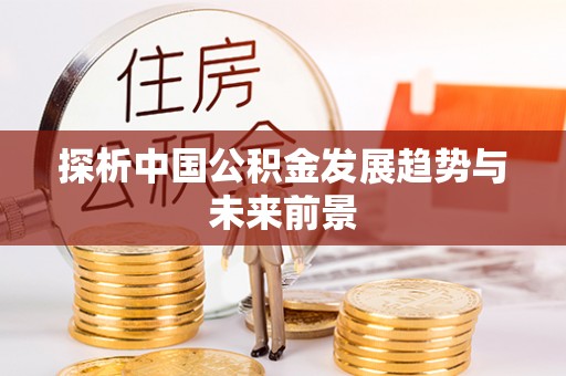 灵石探析中国公积金发展趋势与未来前景